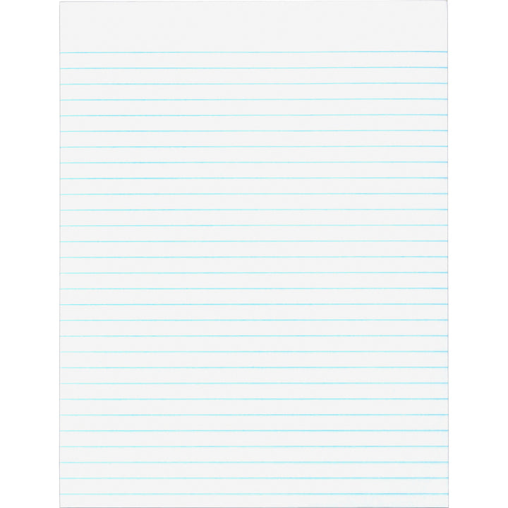 Image of Business Source Memorandum Pads, 8-1/2"x11",Wide Ruled, 50Shts/PD, White