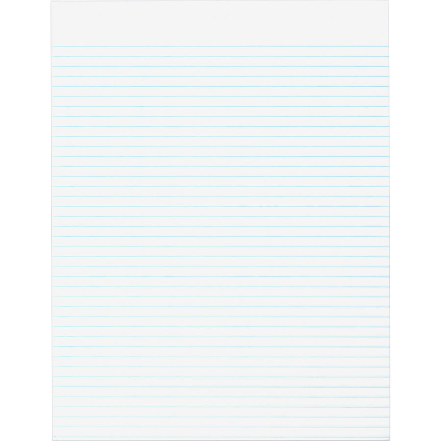 Image of Business Source Memorandum pads, 8-1/2"x11",Narrow Ruled, 50 Shts/PD, White