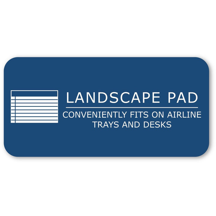 Image of Roaring Spring® Wide Landscape Format Writing Pad, Unpunched With Standard Back, Medium/college Rule, 40 Canary-Yellow 11 X 9.5 Sheets