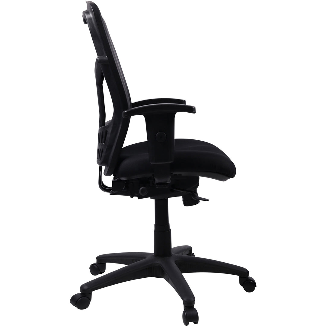 Image of Lorell High-Back Chair,Exec,Swivel,28-1/2"x28-1/2"x45",Black