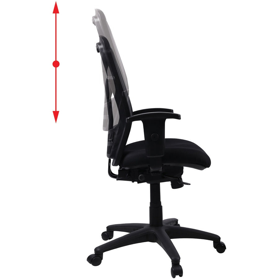 Image of Lorell High-Back Chair,Exec,Swivel,28-1/2"x28-1/2"x45",Black