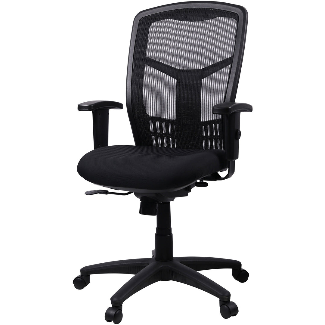 Image of Lorell High-Back Chair,Exec,Swivel,28-1/2"x28-1/2"x45",Black