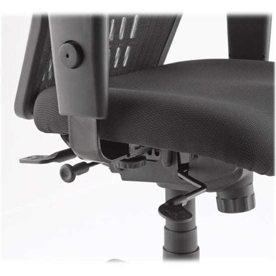 Image of Lorell High-Back Chair,Exec,Swivel,28-1/2"x28-1/2"x45",Black