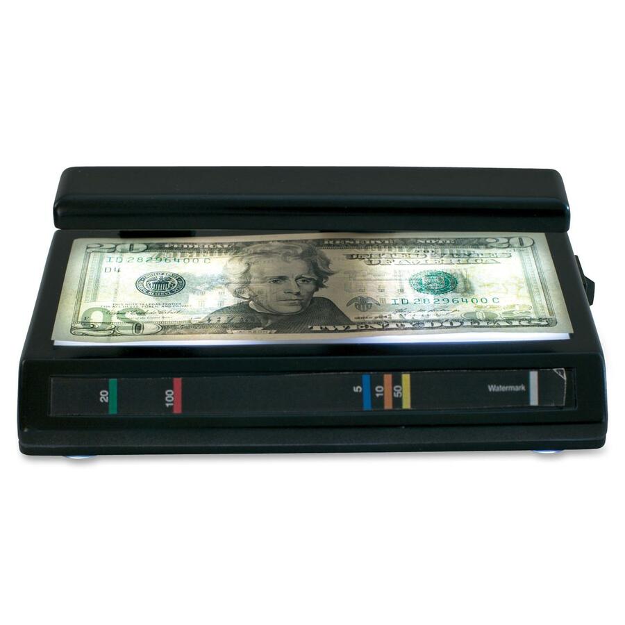 Image of Dri Mark Tri-Test 351TRI Tri Test Counterfeit Detector, Ultraviolet, Watermark, Black, 1 Box