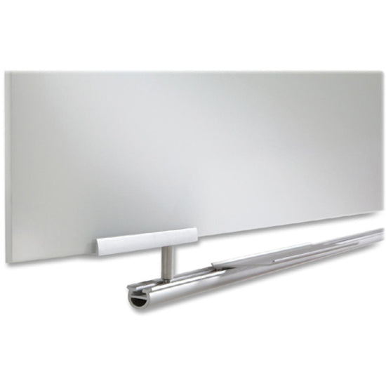 Image of Iceberg Clarity Glass Dry Erase Board with Aluminum Trim, 60" x 36", White Surface, Satin Aluminum Frame