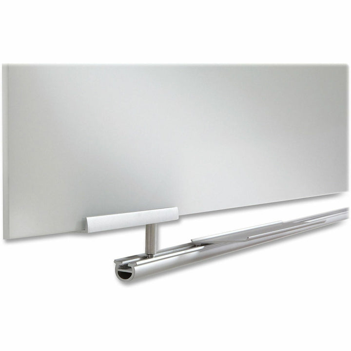 Image of Iceberg Clarity Glass Dry Erase Board with Aluminum Trim, 60" x 36", White Surface, Satin Aluminum Frame