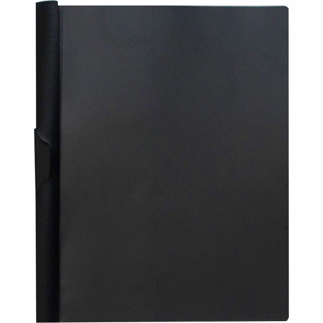 Image of Business Source Report Cover, Side Clip, 30 Sht Cap, 8-1/2"x11", Black