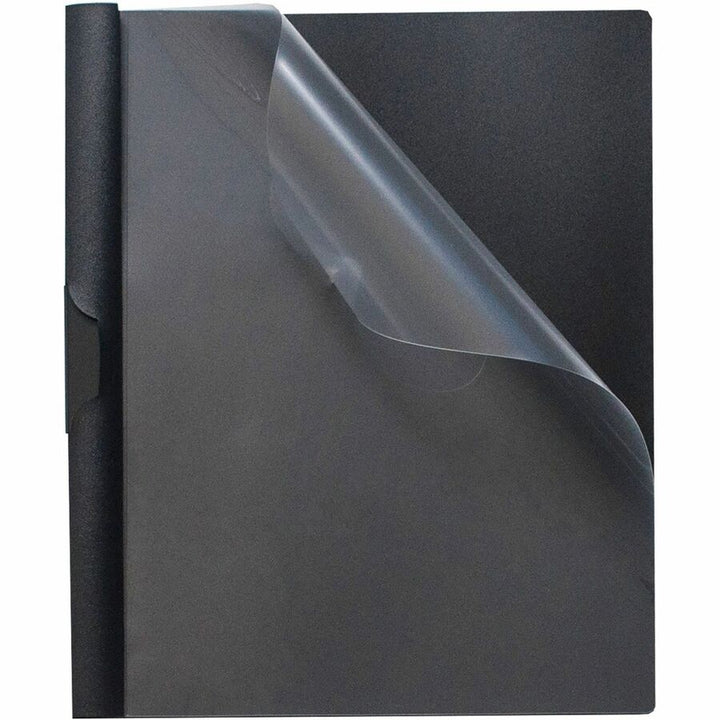 Image of Business Source Report Cover, Side Clip, 30 Sht Cap, 8-1/2"x11", Black