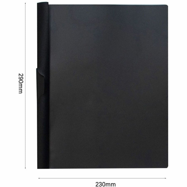 Image of Business Source Report Cover, Side Clip, 30 Sht Cap, 8-1/2"x11", Black