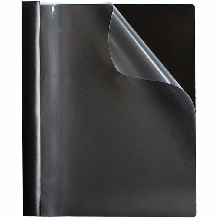 Image of Business Source Report Covers, Clear Front, 1/2" Cap, 8-1/2"x11", 25/BX, BK