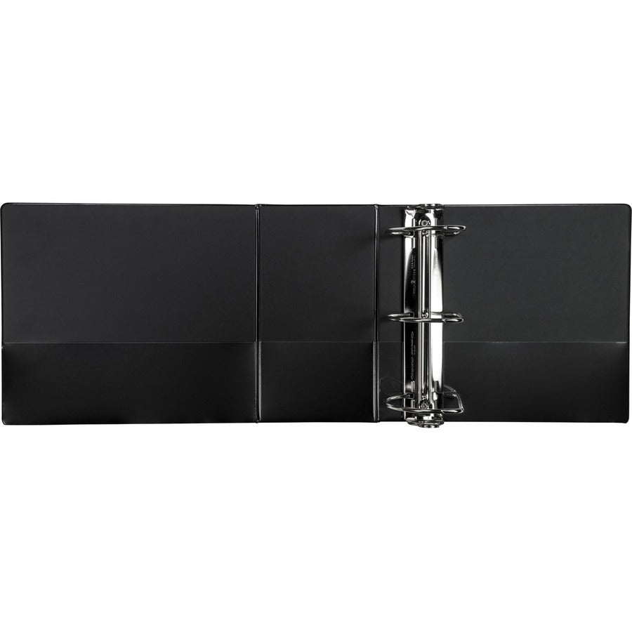 Image of Samsill® Nonstick D-Ring View Binder, 3 Rings, 6" Capacity, 11 X 8.5, Black