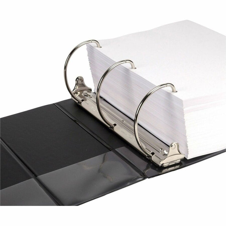 Image of Samsill® Nonstick D-Ring View Binder, 3 Rings, 6" Capacity, 11 X 8.5, Black