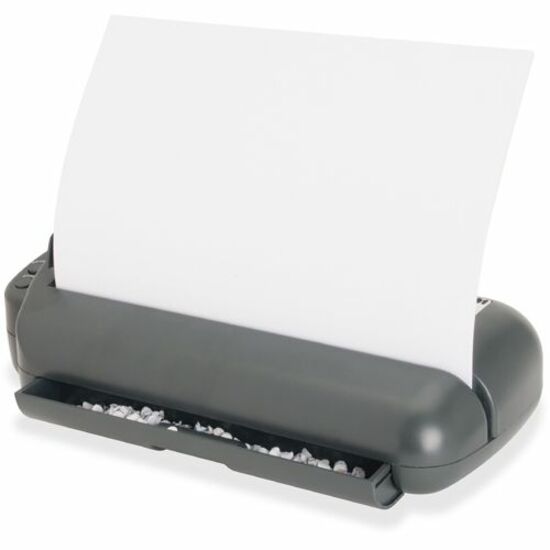 Image of Business Source Electric 3H Punch,1/4", 30 Sht Cap,17-3/4"x5-1/4"x8-1/4", GY