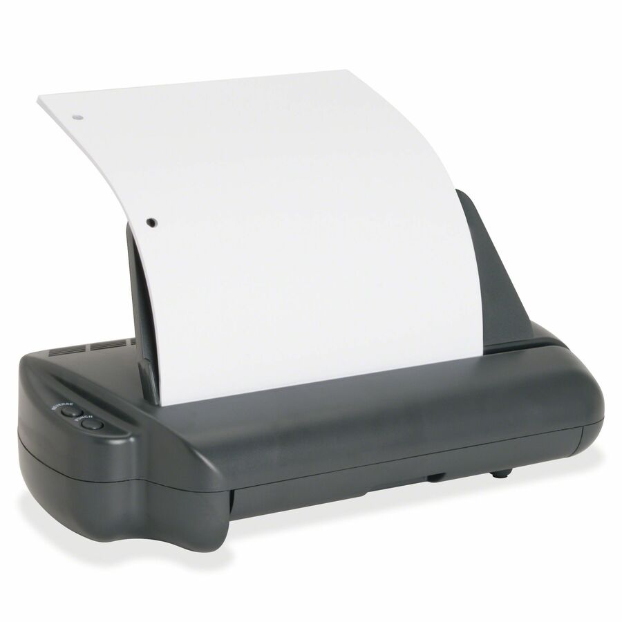 Image of Business Source Electric 3H Punch,1/4", 30 Sht Cap,17-3/4"x5-1/4"x8-1/4", GY