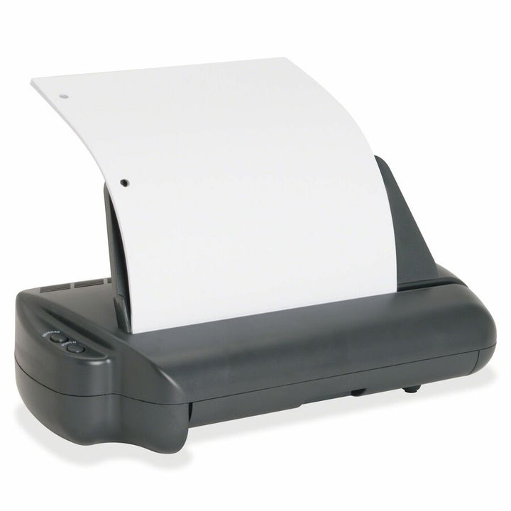 Image of Business Source Electric 3H Punch,1/4", 30 Sht Cap,17-3/4"x5-1/4"x8-1/4", GY