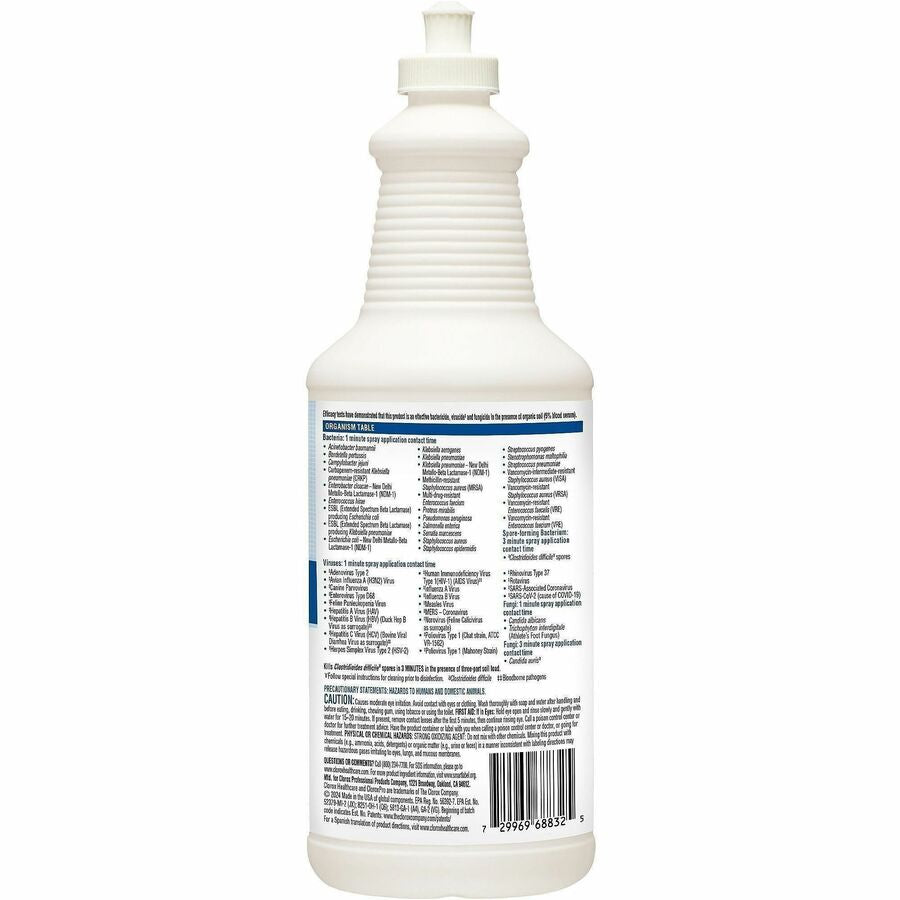 Image of Clorox 68832 Healthcare Pull-Top Bleach Germicidal Cleaner