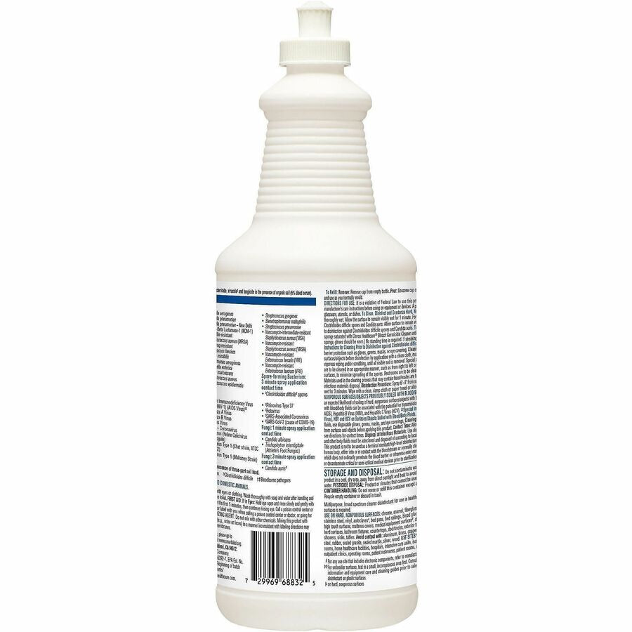 Image of Clorox 68832 Healthcare Pull-Top Bleach Germicidal Cleaner