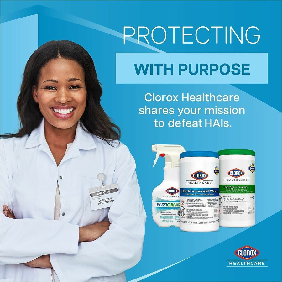 Image of Clorox 68832 Healthcare Pull-Top Bleach Germicidal Cleaner
