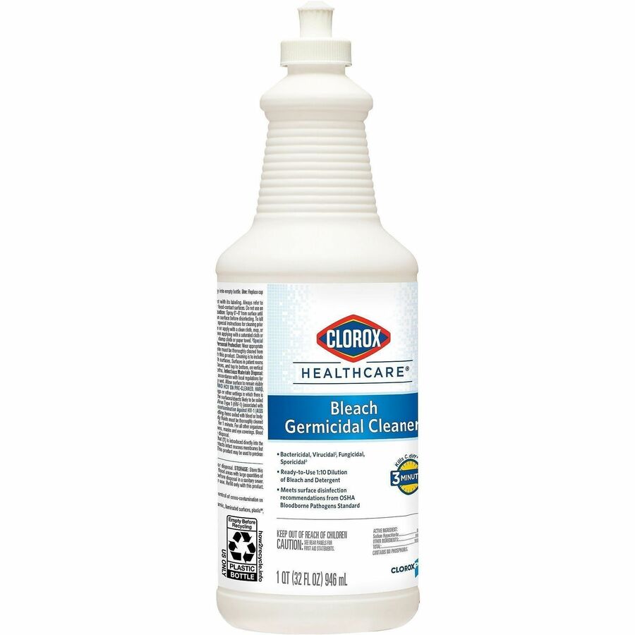 Image of Clorox 68832 Healthcare Pull-Top Bleach Germicidal Cleaner