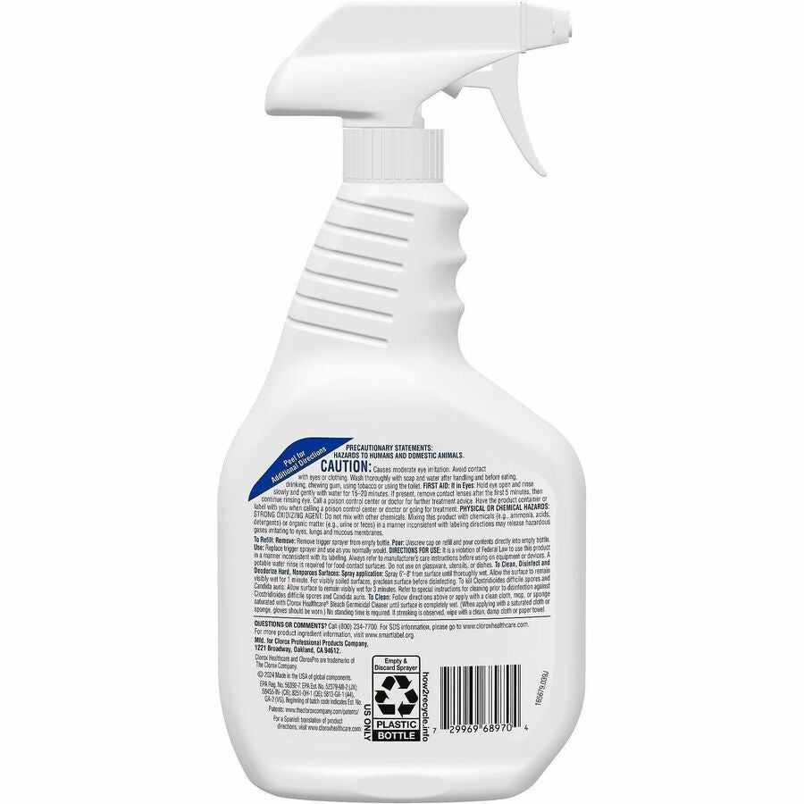 Image of Clorox 68970 Healthcare Bleach Germicidal Cleaner Spray