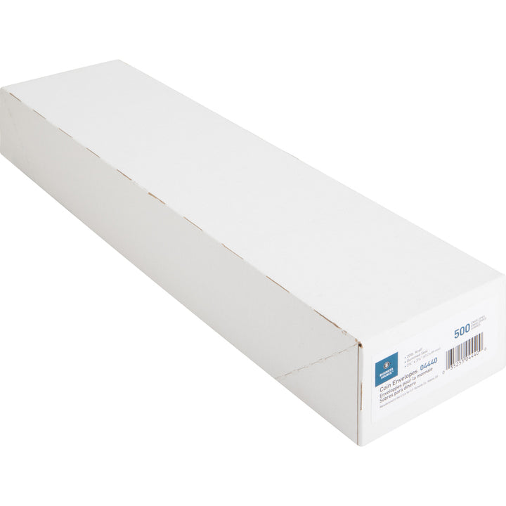 Image of Business Source Coin Envelopes, No.1, 20lb., 500/BX, 2-1/4"x3-1/2", Kraft
