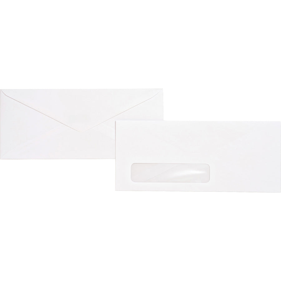 Image of Business Source Business Window Envelopes,No.10,4-1/8"x9-1/2",500/BX,WE Wove