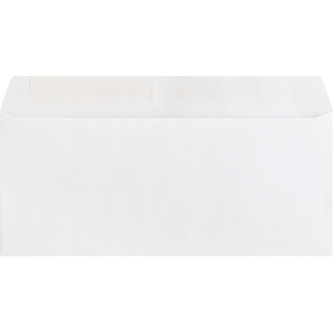 Image of Business Source Peel/Seal Envelopes,Plain,No. 10, 4-1/2"x9-1/2",500/BX, WE
