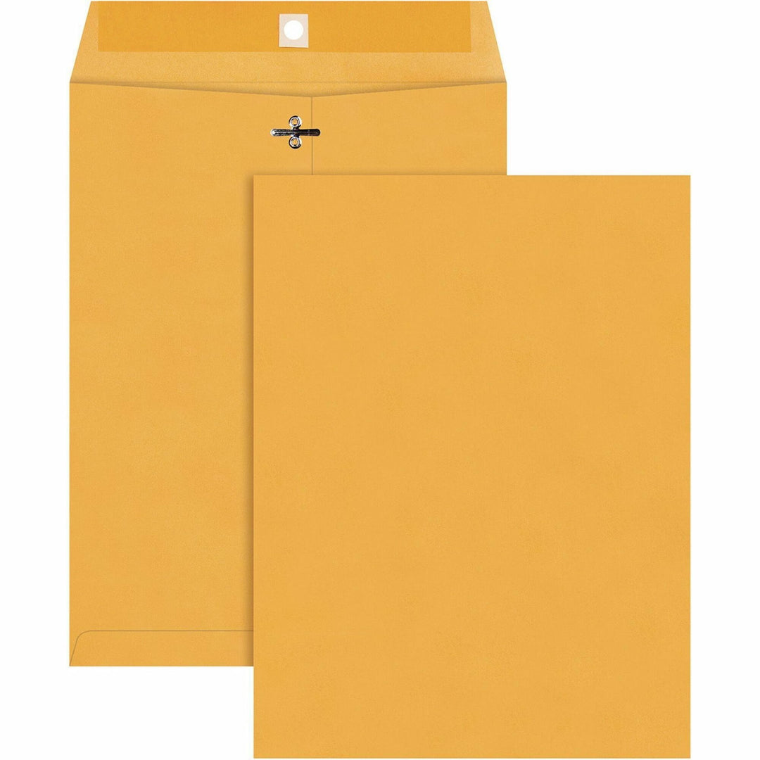 Image of Quality Park Clasp Envelopes, Hi-Bulk, 9"x12", 100/BX, Kraft