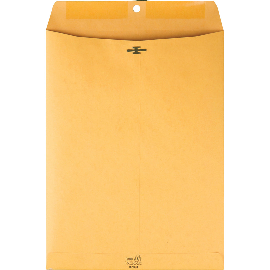Image of Quality Park Clasp Envelopes, Hi-Bulk, 9"x12", 100/BX, Kraft