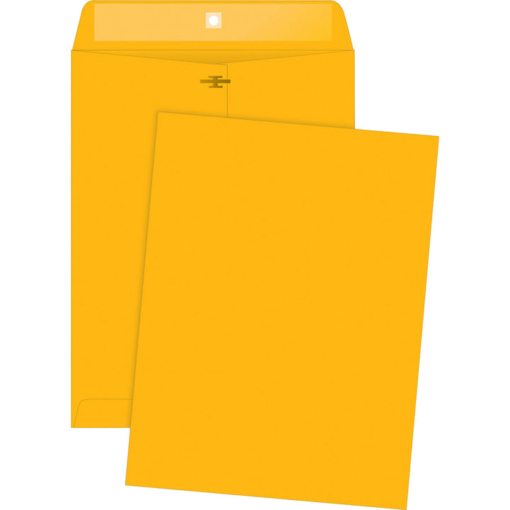 Image of Quality Park Clasp Envelopes, Hi-Bulk, 10"x13", 100/BX, Kraft