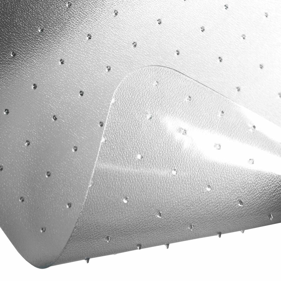 Image of Floortex® Chairmat, Low/Med Pile, Lip 12"x25", 48"x60", Clear