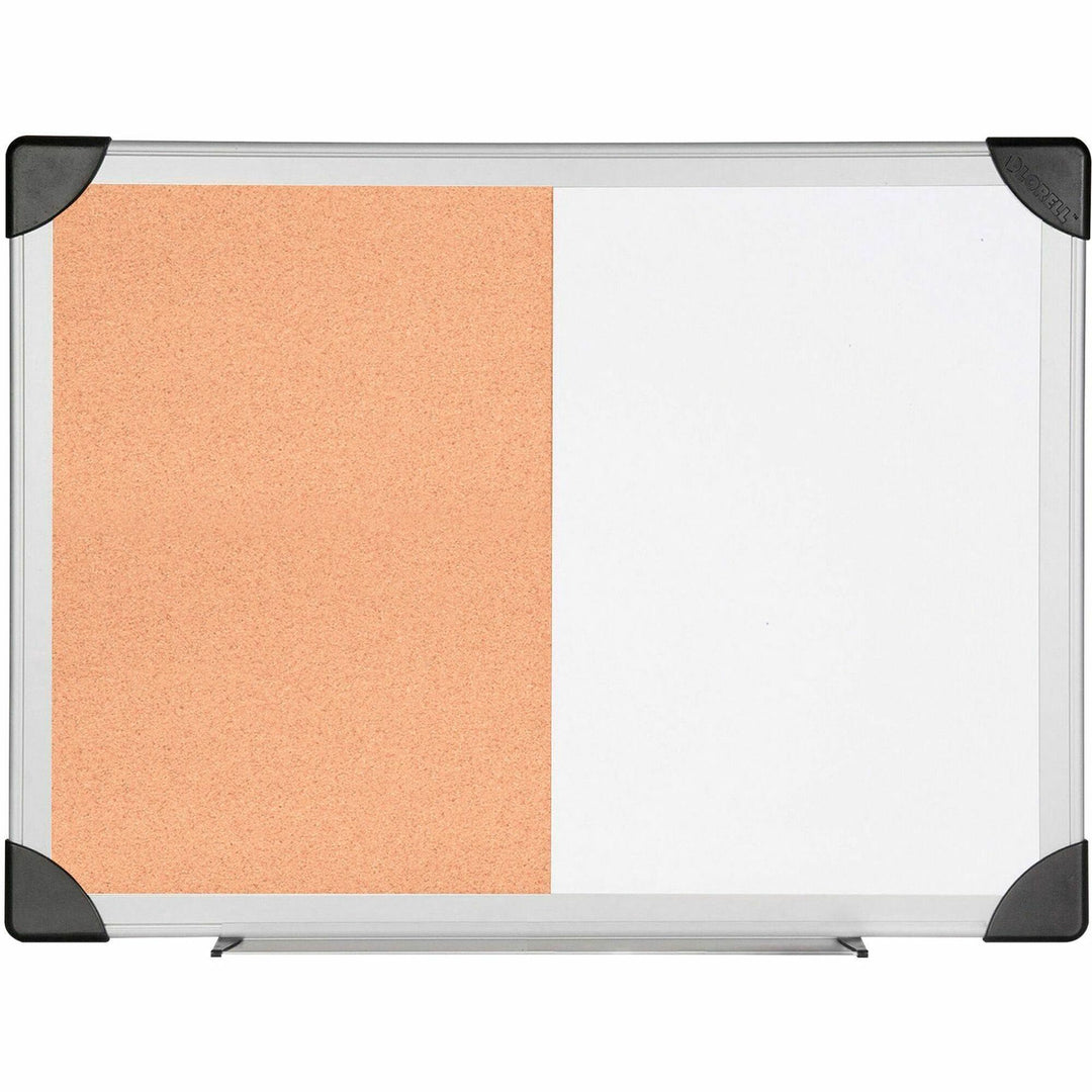 Image of Lorell Combo Board, Dry-Erase/Cork, 18"x24", Aluminum Frame