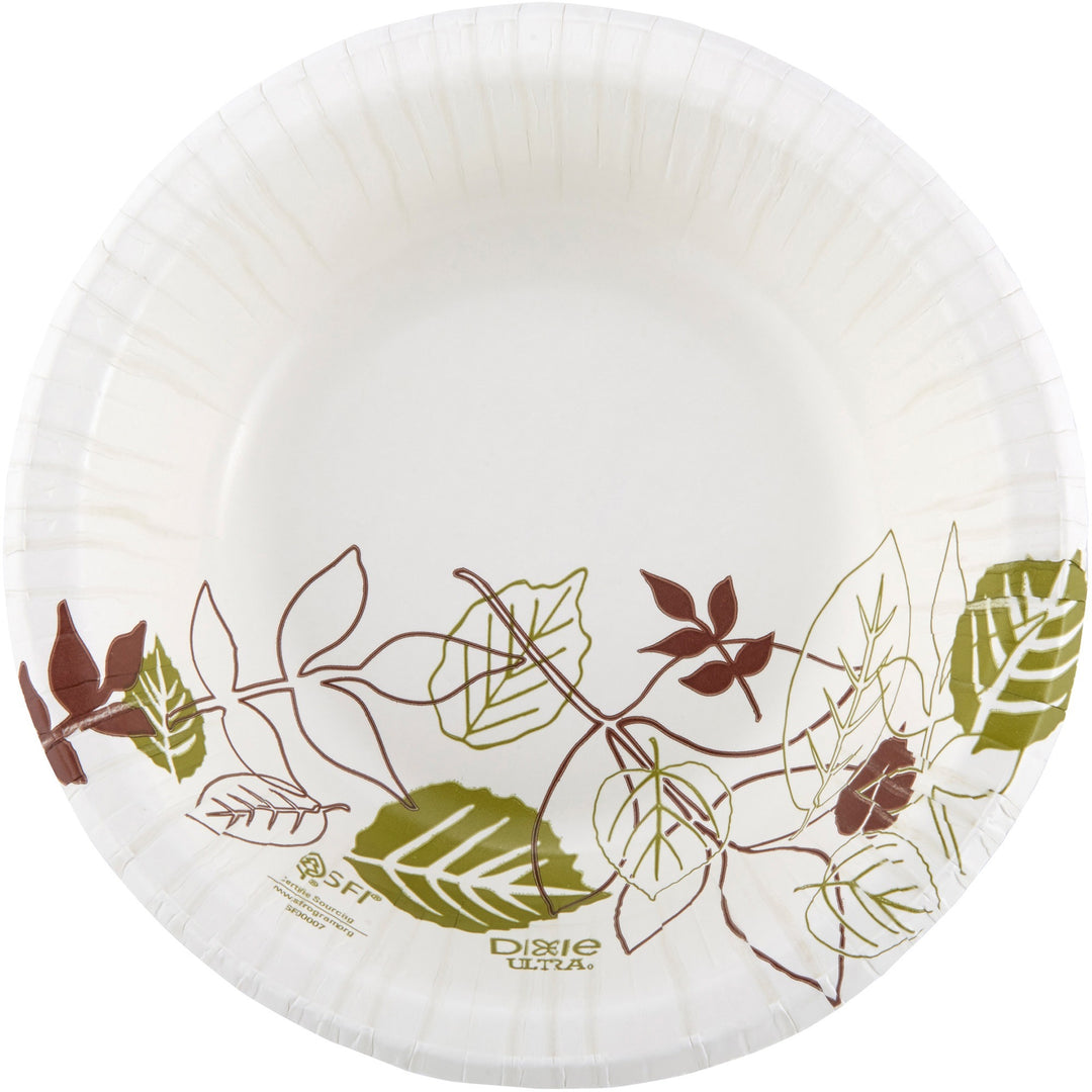 Image of Dixie® Bowls,Heavy Weight,12oz,125/PK,4PK/CT,Pathways/White