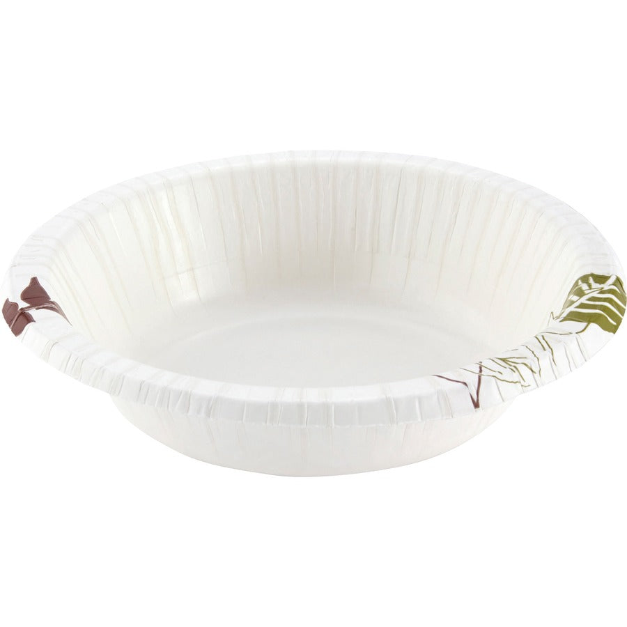 Image of Dixie® Bowls,Heavy Weight,12oz,125/PK,4PK/CT,Pathways/White