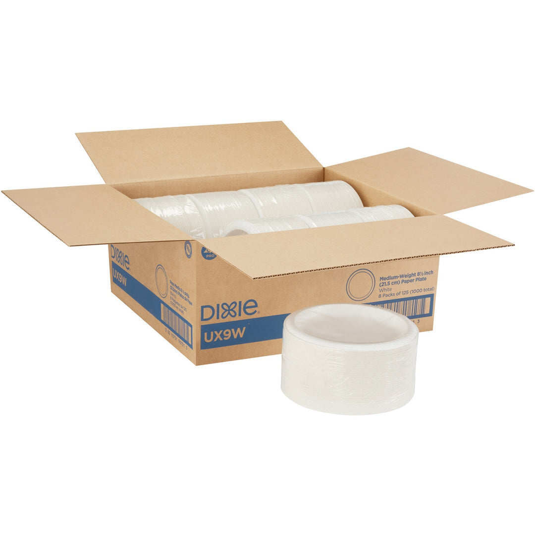 Image of Dixie® Plates, Heavyweight, 8-1/8",125/PK,4PK/CT,Pathways/WE