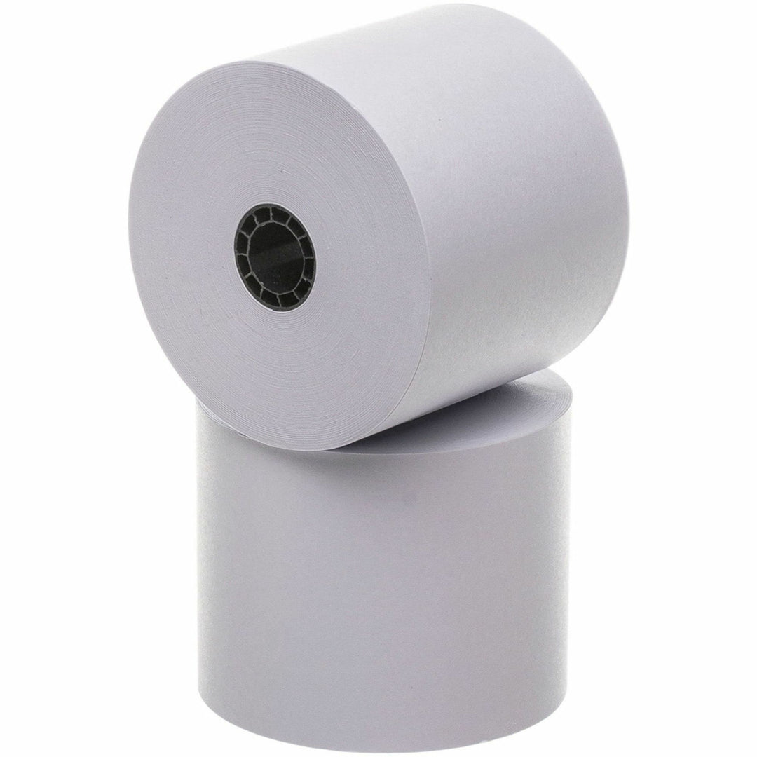 Image of Business Source Paper Rolls, Single Ply, 2-1/4"x150', Bond, 3/PK, WE