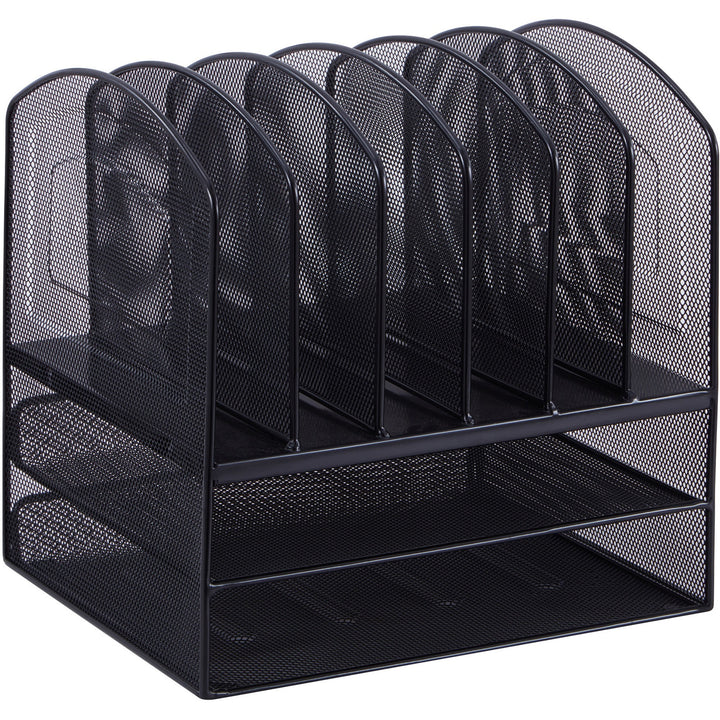 Image of Lorell Organizer, Hor/Ver, 13-1/2"x11-1/4"x13-1/8", Mesh/Black