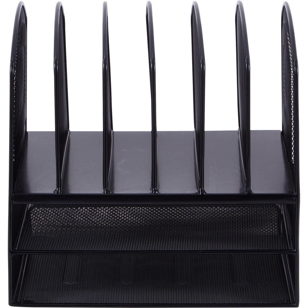 Image of Lorell Organizer, Hor/Ver, 13-1/2"x11-1/4"x13-1/8", Mesh/Black
