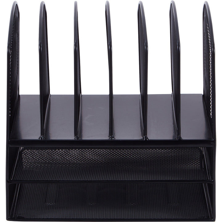 Image of Lorell Organizer, Hor/Ver, 13-1/2"x11-1/4"x13-1/8", Mesh/Black