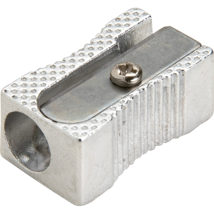 Image of Integra 42852 Aluminum Pocket Pencil Sharpener, 1 Hole(s), Aluminum, Silver, 1 Each