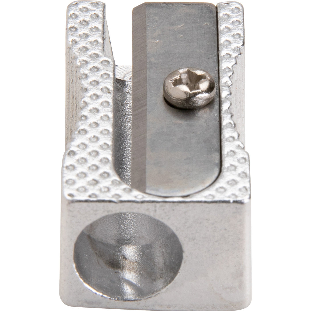 Image of Integra 42852 Aluminum Pocket Pencil Sharpener, 1 Hole(s), Aluminum, Silver, 1 Each