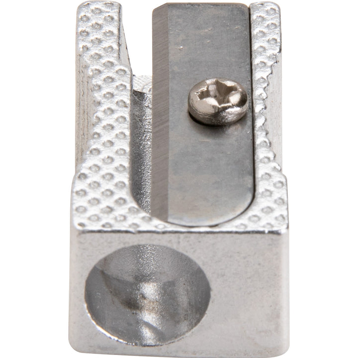 Image of Integra 42852 Aluminum Pocket Pencil Sharpener, 1 Hole(s), Aluminum, Silver, 1 Each