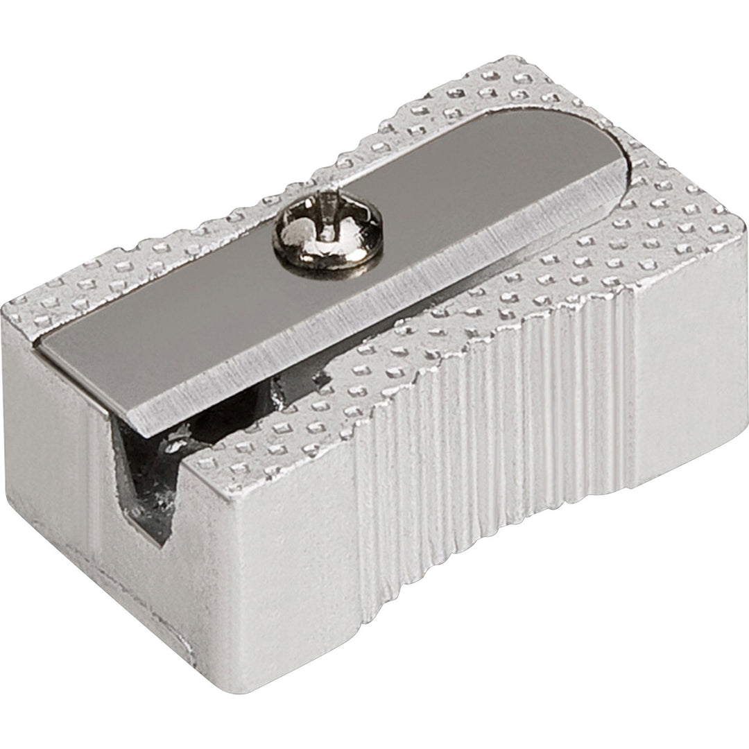Image of Integra 42852 Aluminum Pocket Pencil Sharpener, 1 Hole(s), Aluminum, Silver, 1 Each