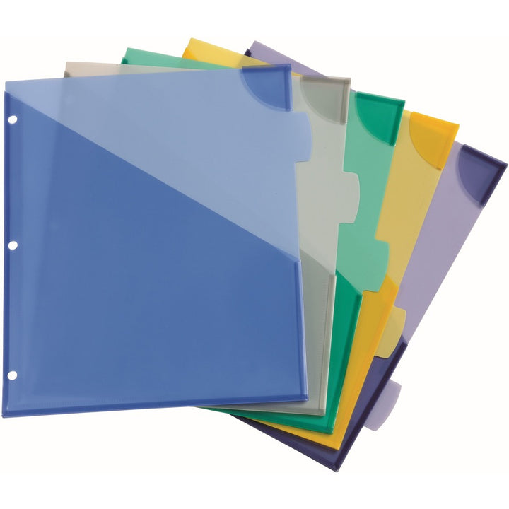 Image of Avery® 16183 Corner Lock Write & Erase Plastic Dividers with Expandable Pockets