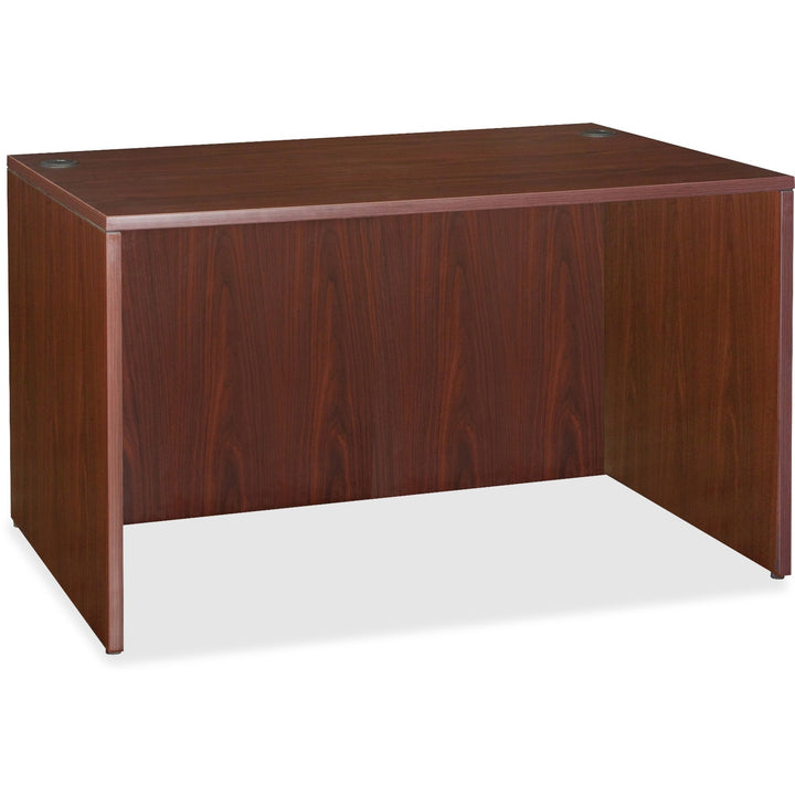 Image of Lorell Rectangular Desk Shell, 48"x30"x29-1/2", Mahogany