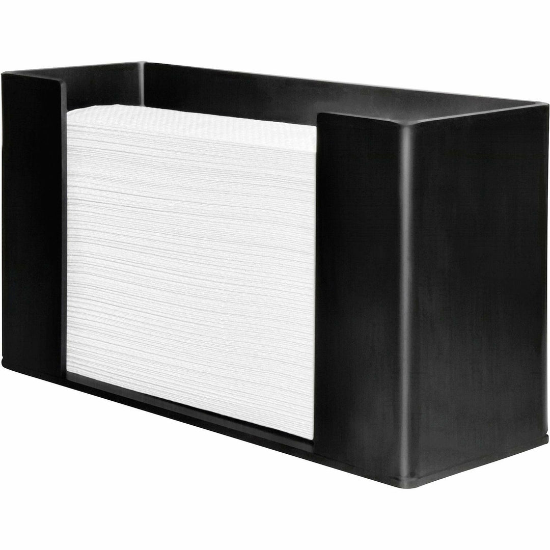 Image of Genuine Joe Paper Towel Dispenser, 11-1/2"x4-1/8"x6-3/4", Black