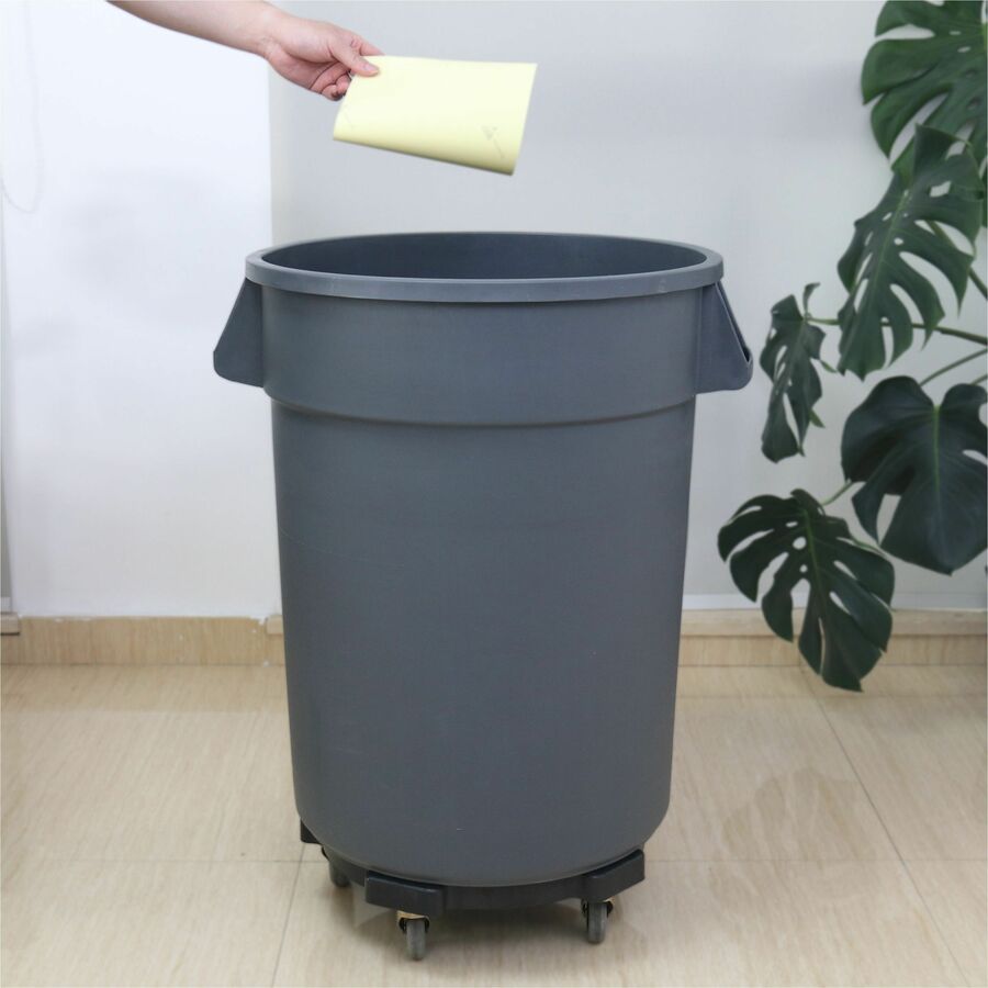 Image of Genuine Joe Dolly, Gallon Round, f/32/44/55 Gal, 17.91"x6.3", Black