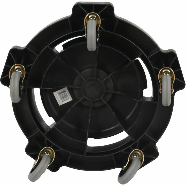 Image of Genuine Joe Dolly, Gallon Round, f/32/44/55 Gal, 17.91"x6.3", Black