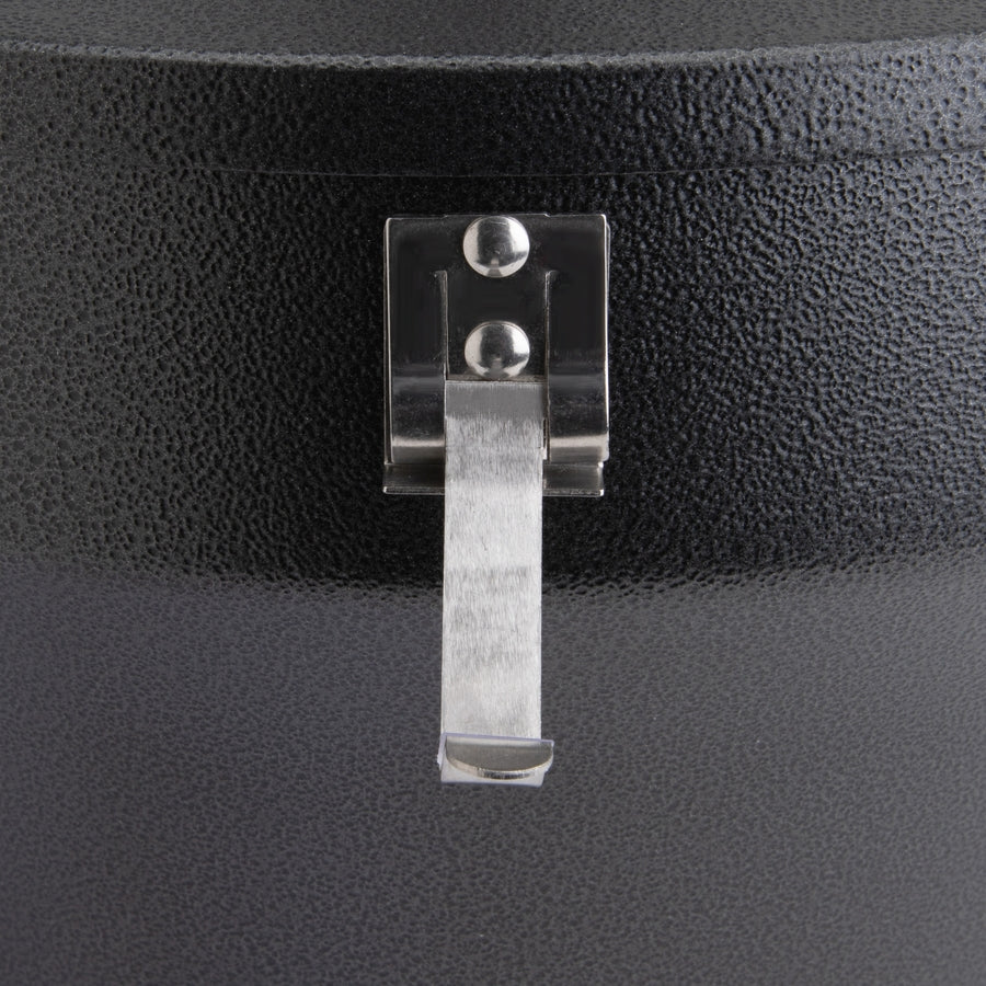Image of Genuine Joe Smoking Receptacle, Capped Tube, 4.25 Gal., 16"x37", Black