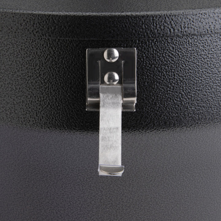 Image of Genuine Joe Smoking Receptacle, Capped Tube, 4.25 Gal., 16"x37", Black